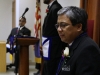 WB Secretary at his desk