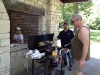 Kenny and Ed at the grill